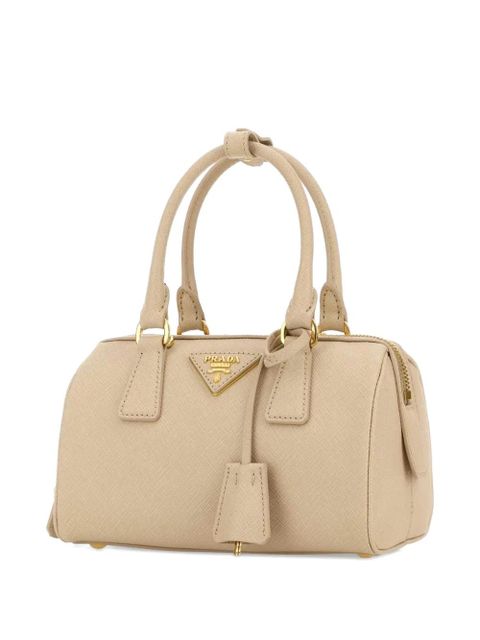 Prada leather tote bag - Neutrals