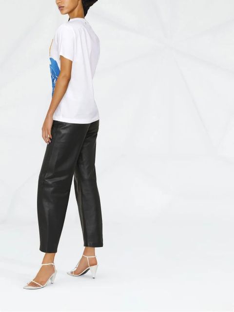 Ferragamo floral-print short-sleeved T-shirt - White