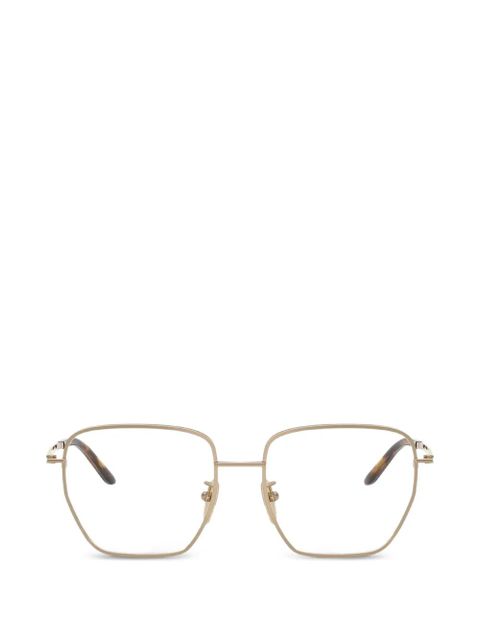Prada geometric-frame glasses - Gold - zdjęcie produktu nr 1