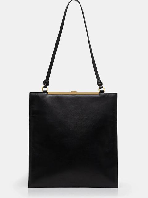 AERON torebka skórzana kolor czarny BG164919 - zdjęcie produktu nr 1