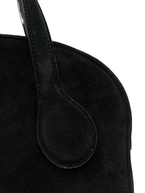 Liffner mini suede satchel bag - Black