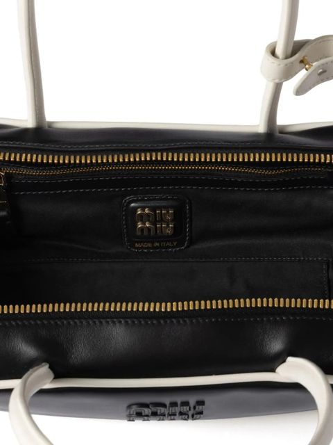 Miu Miu Beau leather tote bag - Black