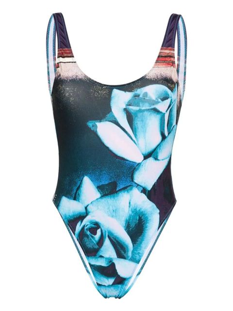 Jean Paul Gaultier The Blue Roses graphic-print swimsuit - zdjęcie produktu nr 1