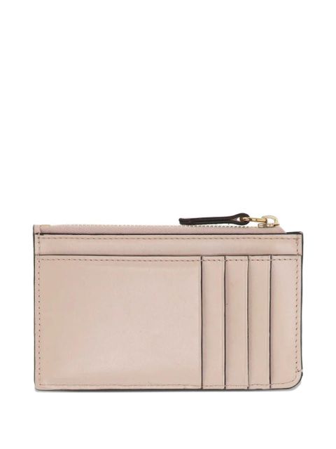 Chloé logo zip wallet - Neutrals