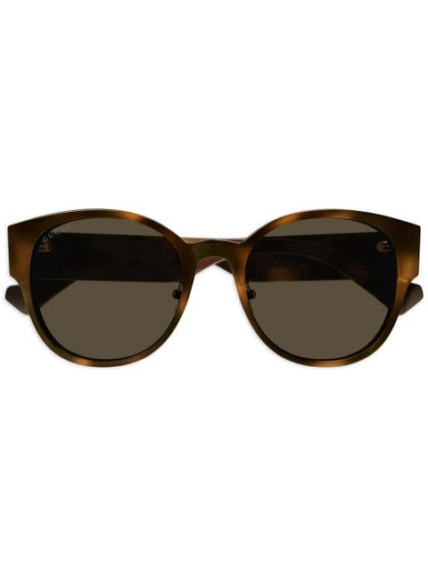 Gucci Eyewear round-frame sunglasses - Brown - zdjęcie produktu nr 1