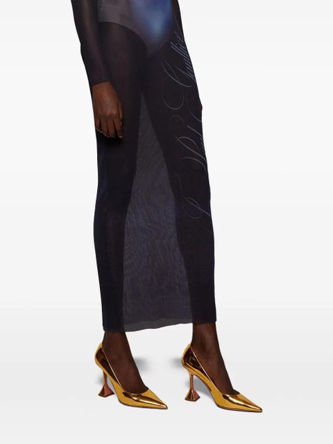 Amina Muaddi 95mm Ami pumps - Gold - zdjęcie produktu nr 2