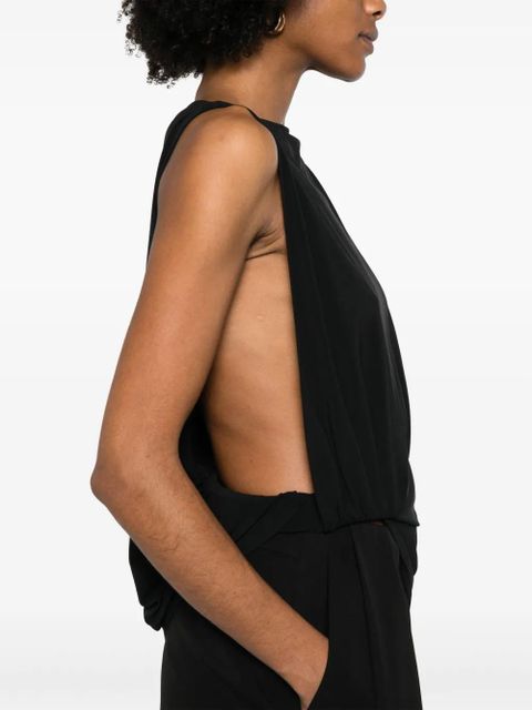 Jacquemus Le Haute Peplo top - Black