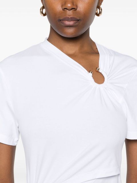 Rabanne jersey midi dress - White