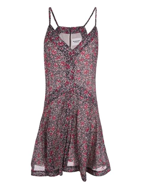 MARANT ÉTOILE floral dress - Black - zdjęcie produktu nr 1