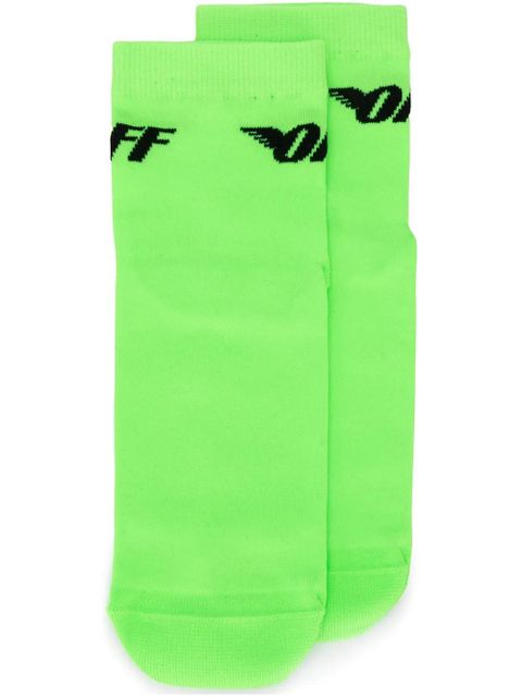Off-White Off Wings short socks - Green - zdjęcie produktu nr 1