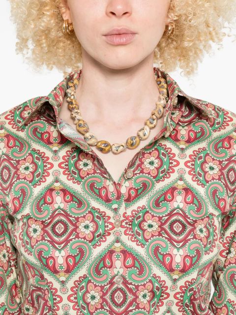ETRO paisley-print long-sleeve shirt - Neutrals