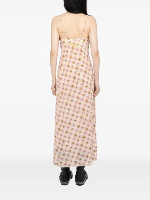 Zadig&Voltaire Ramelil floral-pattern maxi dress - Neutrals