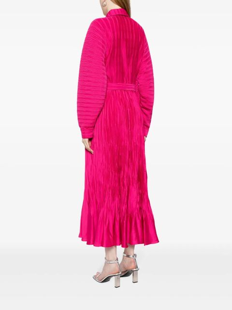 Simkhai Indiana pleated maxi dress - Pink
