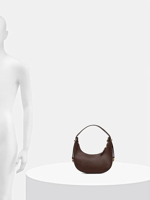 Answear.LAB torebka skórzana kolor brązowy