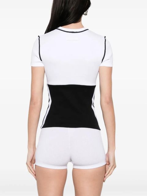 Jean Paul Gaultier logo-patch T-shirt - Black - zdjęcie produktu nr 2