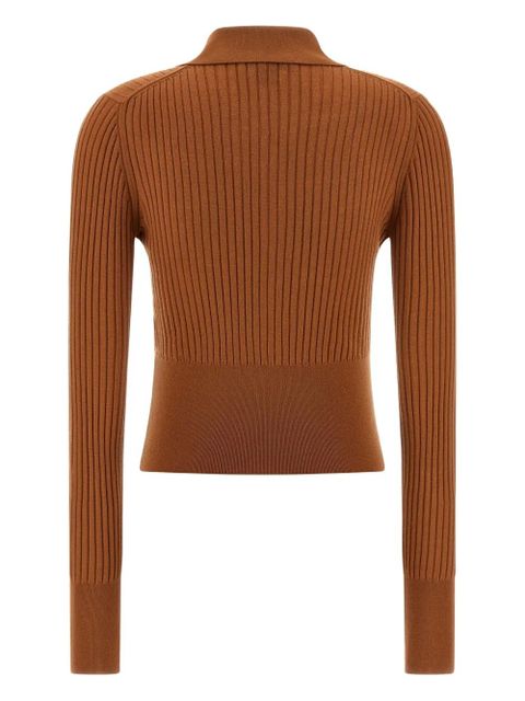 FENDI ribbed logo-intarsia knitwear - Brown - zdjęcie produktu nr 2