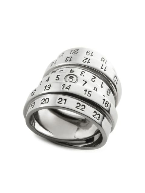 MM6 Maison Margiela Numeric ring - Silver