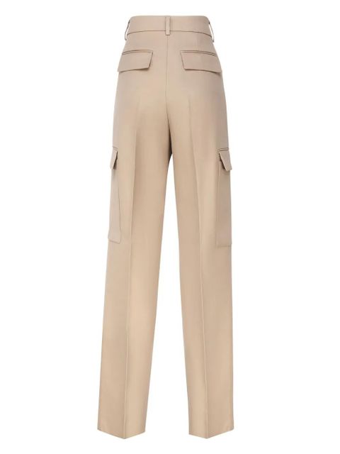 Sportmax pleat-detail cargo trousers - Neutrals
