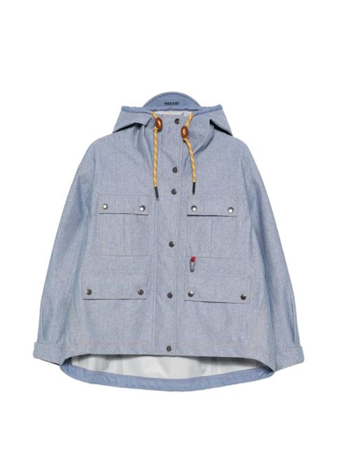 Moncler Grenoble Beziers chambray jacket - Blue - zdjęcie produktu nr 1