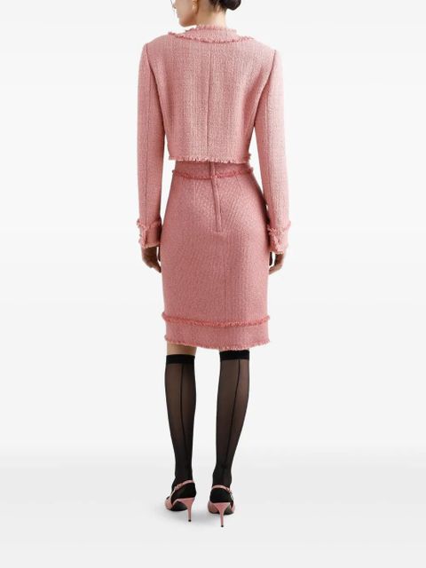 Dolce & Gabbana DNA logo plaque skirt - Pink - zdjęcie produktu nr 2