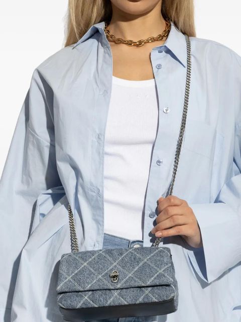 Marc Jacobs The quilted small Dual chain cross body bag - Blue - zdjęcie produktu nr 2
