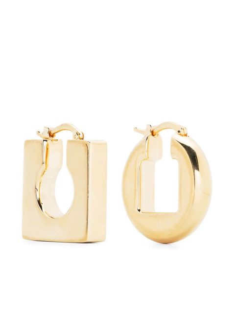 Jacquemus Les Boucles Rond Carre earrings - Gold - zdjęcie produktu nr 1