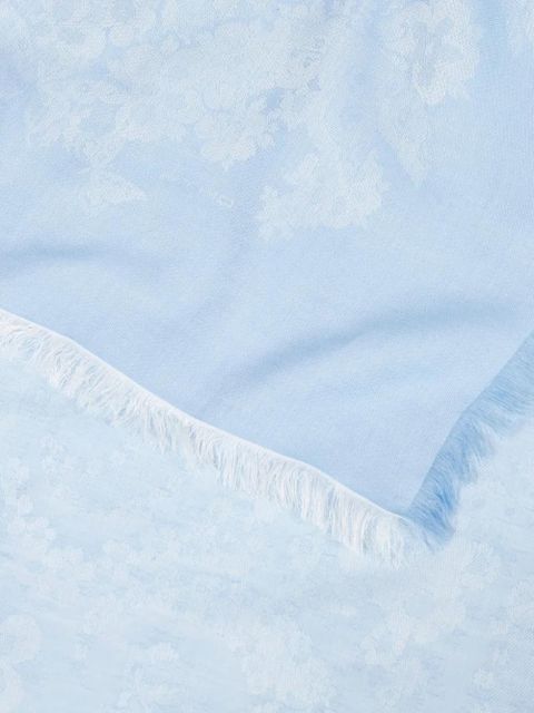 ETRO floral-jacquard scarf - Blue - zdjęcie produktu nr 2