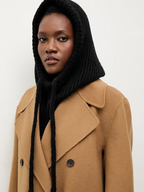 Answear.LAB kominiarka z wełną merino kolor czarny - zdjęcie produktu nr 1