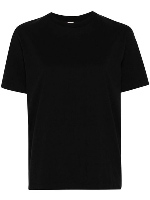 TOTEME crew-neck organic cotton T-shirt - Black - zdjęcie produktu nr 1