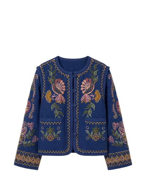 FARM Rio embroidered jacket - Blue - zdjęcie produktu nr 1