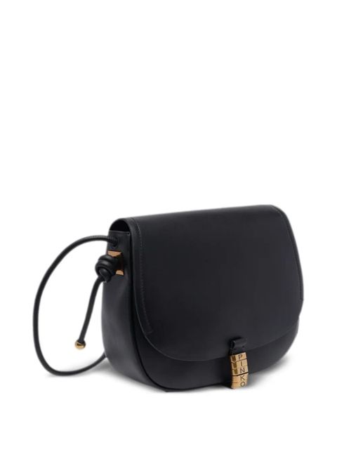 PINKO logo-charm cross body bag - Black