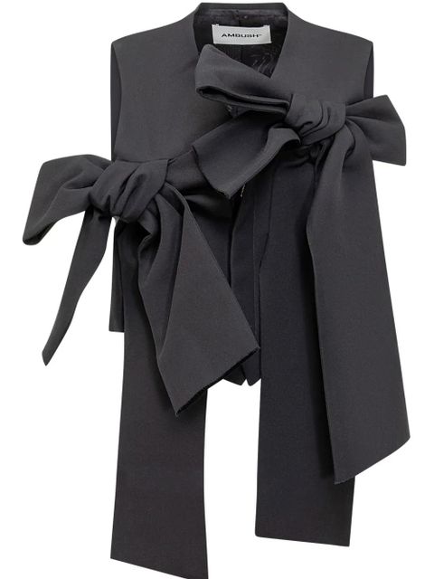 AMBUSH bow-embrllished gilet - Blue - zdjęcie produktu nr 1