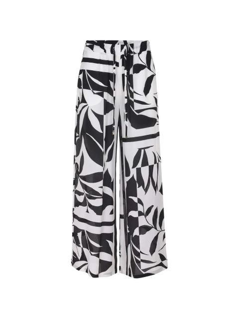 Max Mara Bchvoto floral-print palazzo pants - White - zdjęcie produktu nr 1