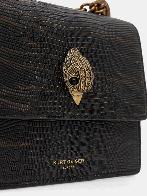 Kurt Geiger London torebka skórzana SHOREDITCH kolor czarny 3536209709 - zdjęcie produktu nr 2