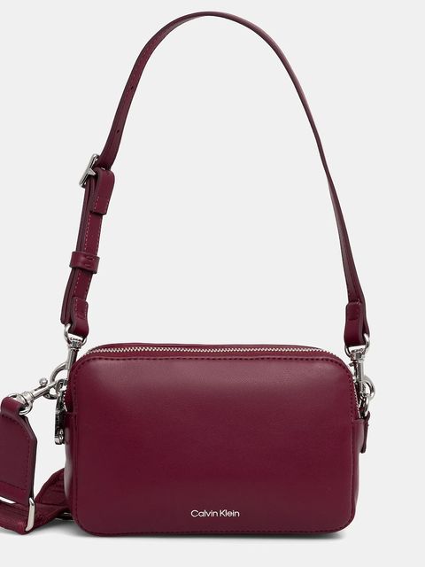 Calvin Klein torebka kolor bordowy LV04F3165G - zdjęcie produktu nr 1