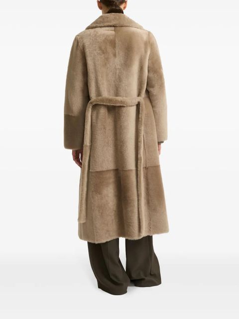 Yves Salomon shearling coat - Brown