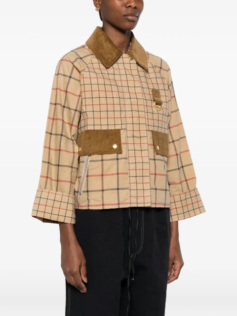 Barbour Mackworth corduroy-collar jacket - Neutrals