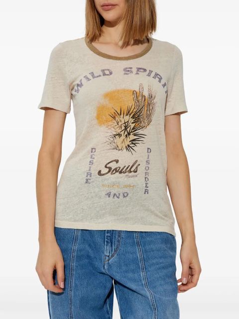 MARANT ÉTOILE Kiliann T-shirt - Neutrals