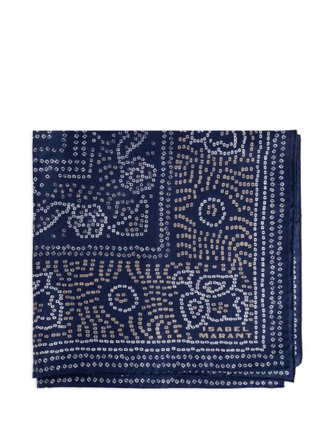 ISABEL MARANT bandana-print scarf - Blue - zdjęcie produktu nr 1