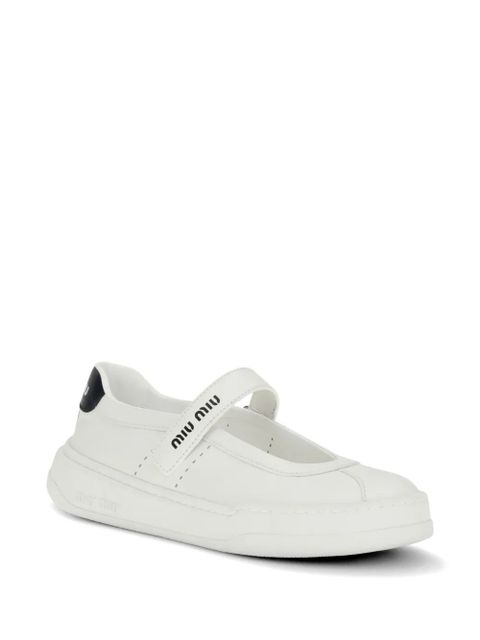 Miu Miu mary jane ballet flats - White - zdjęcie produktu nr 2