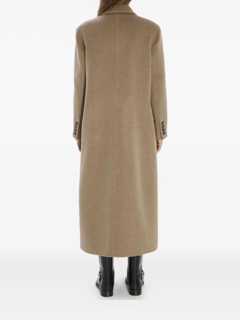 Max Mara Armonia peaked-lapel cashmere coat - Neutrals