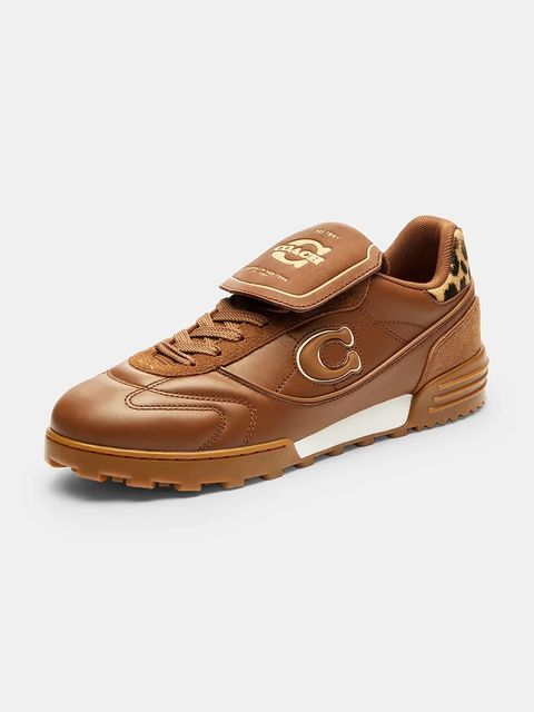 Coach sneakersy skórzane Coach Match damskie kolor brązowy CCI43 - zdjęcie produktu nr 2