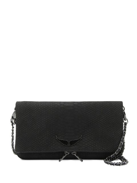 Zadig&Voltaire snakeskin chain shoulder bag - Black - zdjęcie produktu nr 1