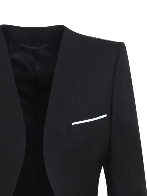 TOM FORD collarless jacket - Black