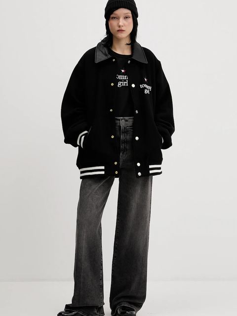 Tommy Jeans t-shirt damski kolor czarny DN0DN00094