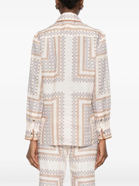 ZIMMERMANN patterned shirt - White