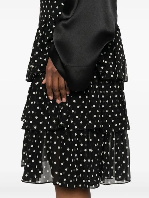 Valentino Garavani polka-dot mini skirt - Black