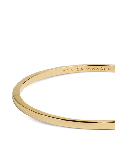Monica Vinader Essential bangle bracelet - Gold