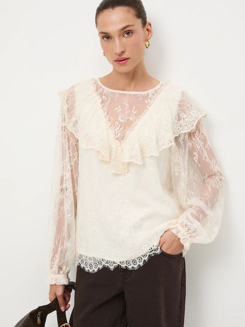 Medicine bluzka damska kolor beżowy - zdjęcie produktu nr 2