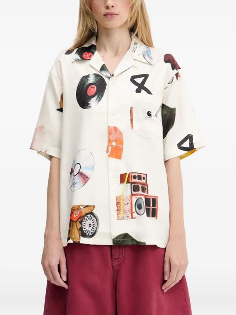 Carhartt WIP Jacob Rochester music-print shirt - White - zdjęcie produktu nr 1